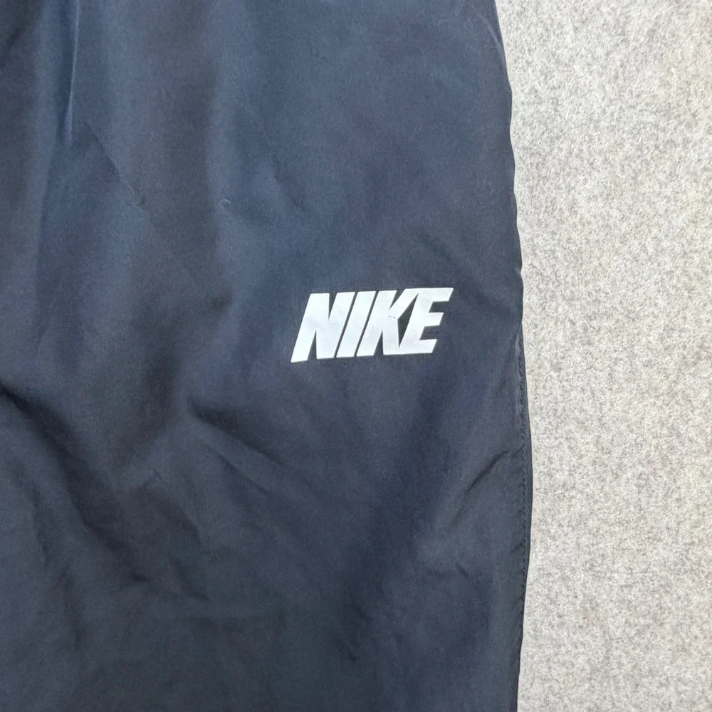 Nike Track Pants Mens XL Black Baggy Lined Streetwear Retro Spoty Athleisure